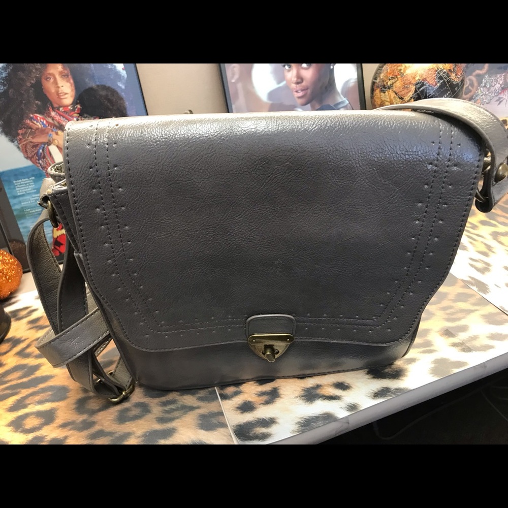 Leather Gray Steve Madden Crossbody